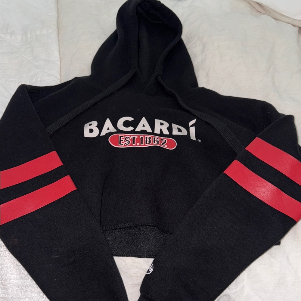 Bacardi Black and Red Women's Hoodie Sweater